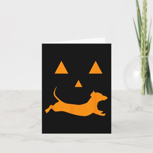 ハロウィーンパンプキンダックシュントJack-o-Lantern Costum カード (正面)