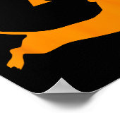 ハロウィーンパンプキンダックシュントJack-o-Lantern Costum ポスター (角)