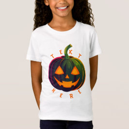 ハロウィーンパンプキンバイブデザインTシャツ Tシャツ
