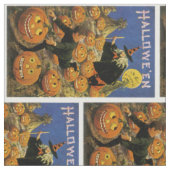 ハロウィーンパンプキンパッチ悪夢 ファブリック (クローズアップ)