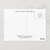 ハロウィーンパンプキンパッチ悪夢 ポストカード (裏面)