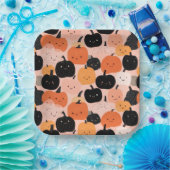 ハロウィーンパンプキンパッチ – フェスティバル秋 ペーパープレート (パーティー)