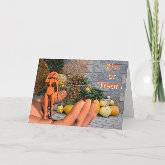 ハロウィーンパンプキンフェアリー カード (正面)