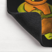 ハロウィーンパンプキンマン マウスパッド (コーナー)