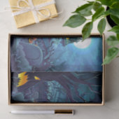 ハロウィーンパンプキンムーン墓地 薄葉紙 (ギフト)