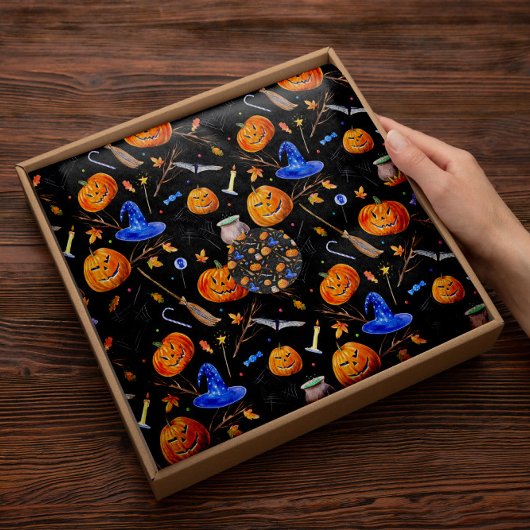 ハロウィーンパンプキンメドレー |カボチャティッシュペーパー 薄葉紙