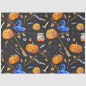 ハロウィーンパンプキンメドレー |カボチャティッシュペーパー 薄葉紙 (正面)