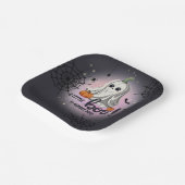 ハロウィーンパンプキンリトルブベビーシャワー ペーパープレート (傾斜あり)