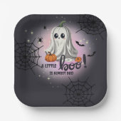 ハロウィーンパンプキンリトルブベビーシャワー ペーパープレート (正面)