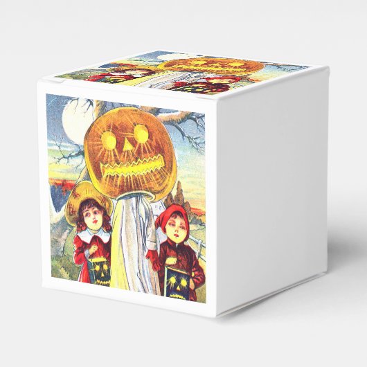 ハロウィーンパンプキン幽霊 フェイバーボックス (正面サイド)