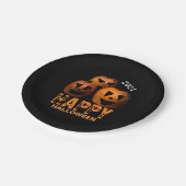 ハロウィーンパンプキン紙プレート ペーパープレート (アングル)