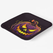 ハロウィーンパンプキン紙プレート ペーパープレート (傾斜あり)