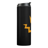 ハロウィーンパンプキン顔 – オレンジホラー タンブラー (回転左)