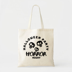 ハロウィーンパンプキン顔 トリックまたはトリートスタイル トートバッグ