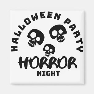 ハロウィーンパンプキン顔 トリックまたはトリートスタイル マグネット
