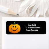 ハロウィーンパンプキン顔 ラベル (インサイチュ)
