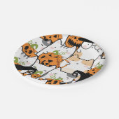 ハロウィーンパンプキン&キャット紙プレート ペーパープレート (アングル)