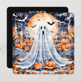 ハロウィーンパンプモダンキンオータムコレクション 招待状