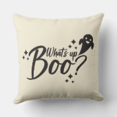 ハロウィーンパン – ブーって何だ？ クッション (裏面)