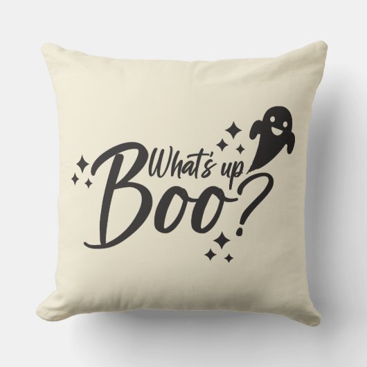 ハロウィーンパン – ブーって何だ？ クッション (正面)