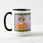 ハロウィーンパーソンラッセルテリア マグカップ (左)