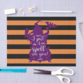 ハロウィーンパープルウィッチ私はあなたに魔法をかける 薄葉紙 (クラフト)