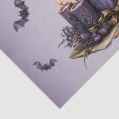 ハロウィーンパープルキャンドルこうもり不気味怖 薄葉紙 (詳細)