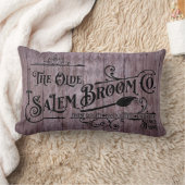 ハロウィーンパープルグランジゴシックSalem Broom Company ランバークッション (ブランケット)