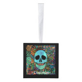 ハロウィーンヒッピースカルサンダー_コーブエアーフレッシュナー キューブオーナメント (右)