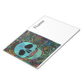 ハロウィーンヒッピースカルサンダー_コーブ ノートパッド (アングル)