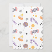 ハロウィーンヒポタムスリトルブベビーシャワー 招待状 (裏面)