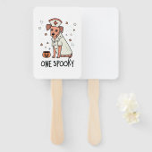 ハロウィーンヒーラーパップワンスプキーなナースドッグ ハンドファン (正面&裏面)