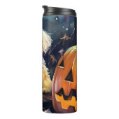 ハロウィーンビコンフリースカボチャ怖い タンブラー (回転右)