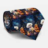 ハロウィーンビコンフリースカボチャ怖い ネクタイ (ロール)