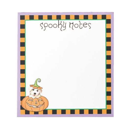 ハロウィーンビシホン ノートパッド (正面)