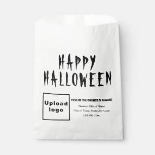 ハロウィーンビジネスホワイト紙バッグ フェイバーバッグ