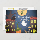 ハロウィーンビジネス実在モーゲージエステート 案内ポストカード (正面/裏面)