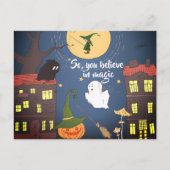 ハロウィーンビジネス実在モーゲージエステート 案内ポストカード (正面)