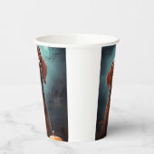 ハロウィーンビズラとカボチャ怖 紙コップ (左)