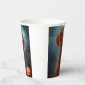 ハロウィーンビズラとカボチャ怖 紙コップ (右)