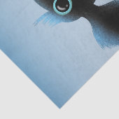 ハロウィーンビッグアイズブラックブルーイマジックネコ 薄葉紙 (詳細)