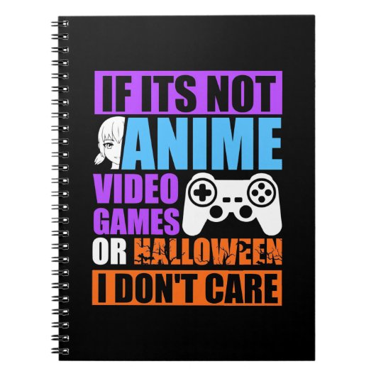 ハロウィーンビデオゲーム ノートブック (正面)