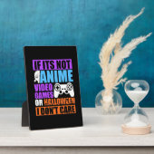 ハロウィーンビデオゲーム フォトプラーク (側面)