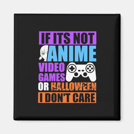 ハロウィーンビデオゲーム マグネット (正面)