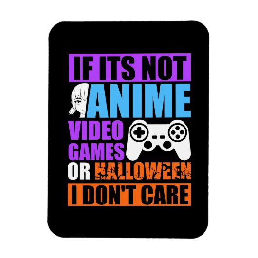 ハロウィーンビデオゲーム マグネット (縦)