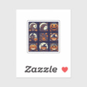 ハロウィーンビニールステッカー シール (シート)