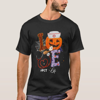 ハロウィーンビベスPCTライフパンプキンナースの服装 Tシャツ