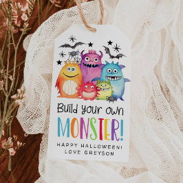 ハロウィーンビルド独自のモンスターギフトラベル ギフトタグ