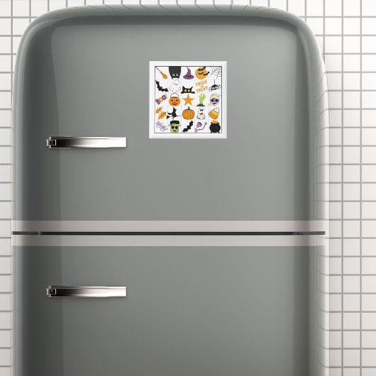 ハロウィーンビンゴカード マグネット