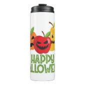 ハロウィーンビーガンハッピーハローウィンパンプキンベジタリアン タンブラー (正面)